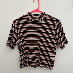 Arizona Jean Co Juniors Striped Top Size XL
